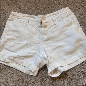 Lilly Pulitzer 6 calla linen short white